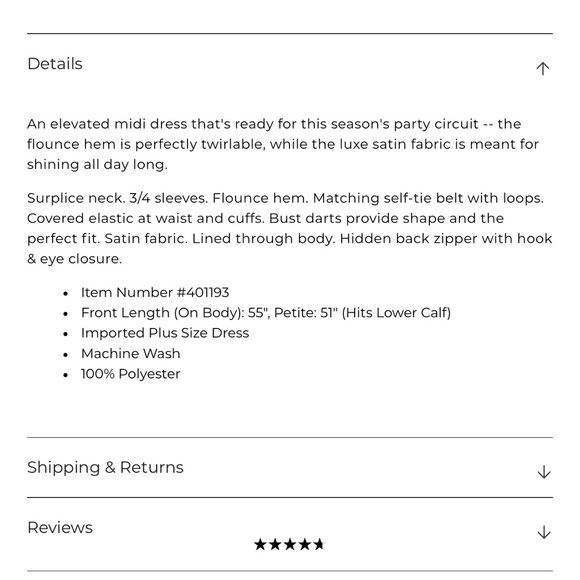 Lane Bryant 3/4 Sleeve Flounce Hem Midi Dress in Rose Floral | Plus Size Dress - Picture 11 of 11